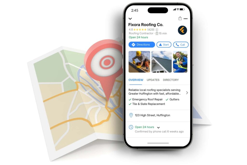 Roofing SEO Google Profile