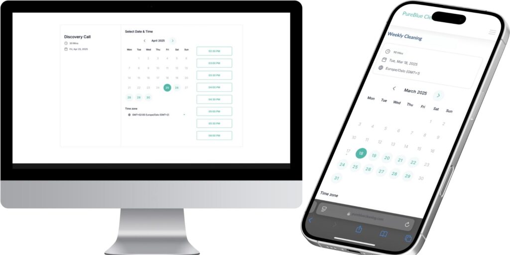 CRM with online booking