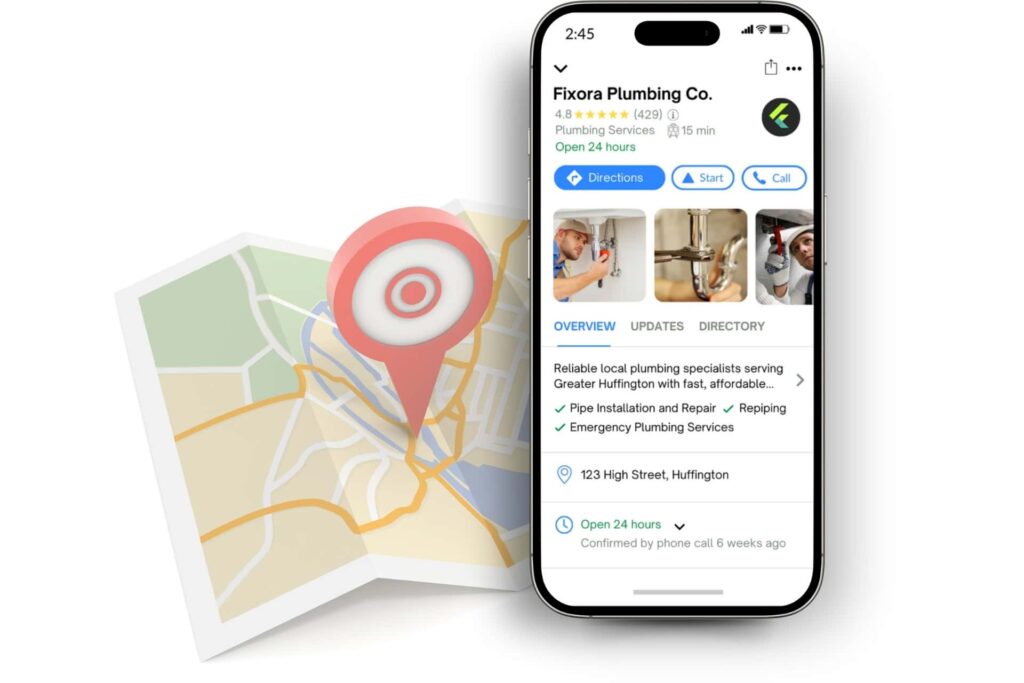 Google Business Profile for a Plumber