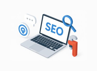 Isometric Illustration for Guide to Plumbing SEO