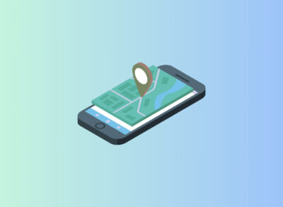 Mobile phone with map and location pin icon representing how to rank in Google Map Pack for local home service searches.