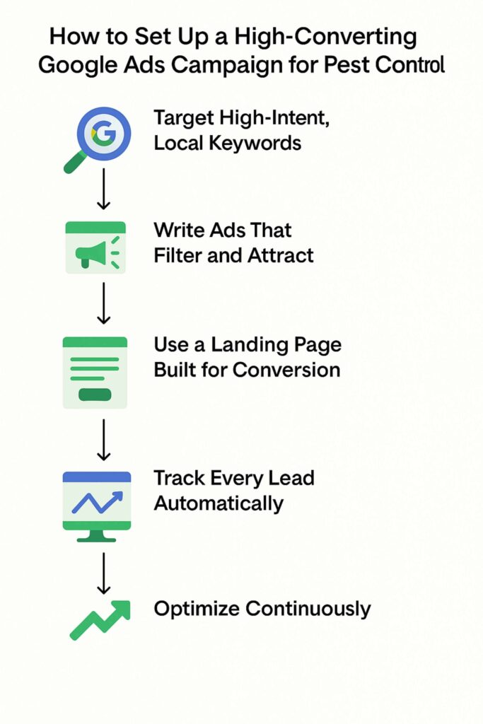 The Process of Setting up a PPC Campaign for A Pest Control Service