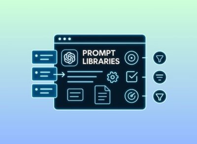 Illustration of how to build a prompt library for a home service business