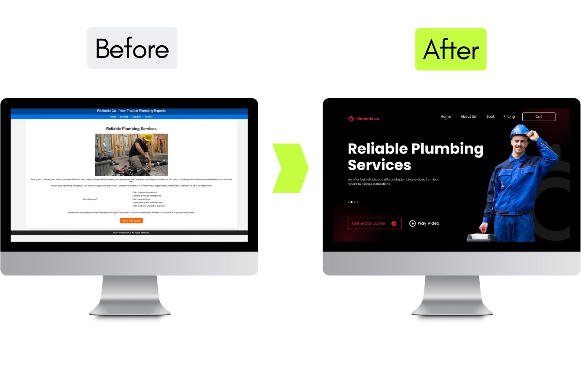 before-and-after-home-services-website-design
